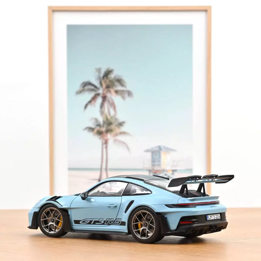 Porsche 911 GT3 RS w/Weissach Pack 2022 Blue NOREV 1:18