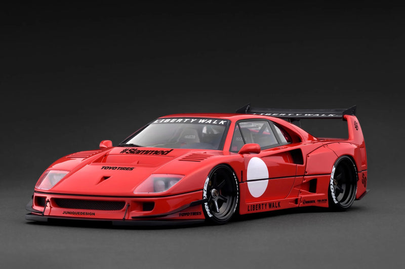 Load image into Gallery viewer, Ferrari LB-WORKS 40 Red/White IGNITION MODEL 1:18

