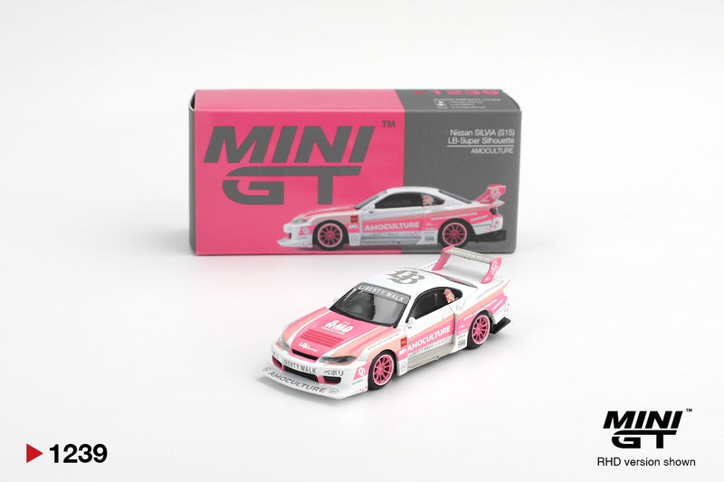Chargez l'image dans la visionneuse de la galerie, NISSAN SILVIA (S15) LB-SUPER SILHOUETTE AMOCULTURE 2026 MINI GT 1:64
