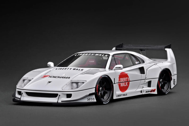 Load image into Gallery viewer, Ferrari LB-WORKS 40 White IGNITION MODEL 1:18
