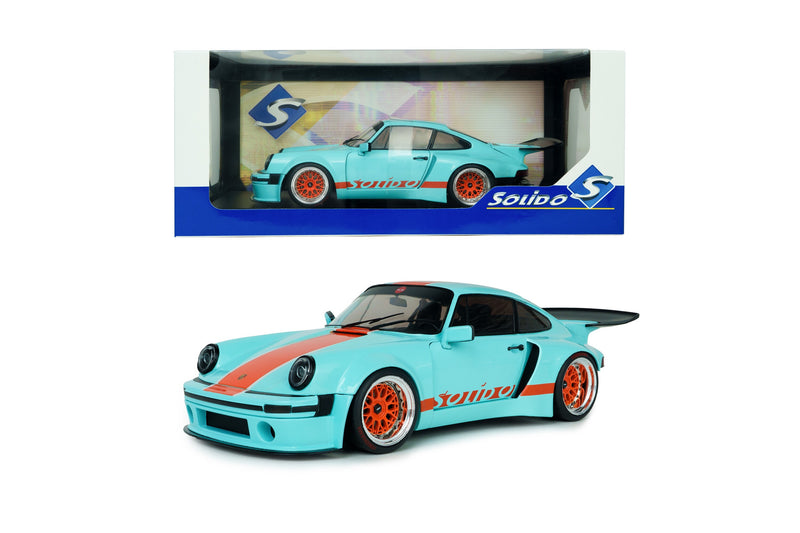 Load image into Gallery viewer, PORSCHE KS-R BY KHYZYL SALEEM METALLIC BLUE RACER 2026 SOLIDO 1:18
