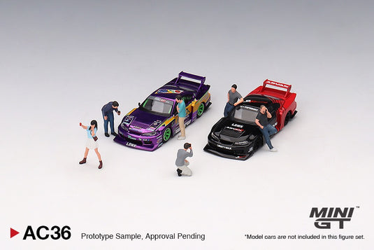 CAR ENTHUSIASTS FIGURINES 2024 (WITHOUT THE CARS) MINI GT 1:64