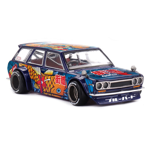 Datsun 510 WAGON KOI V1 1969 MINI GT 1:64