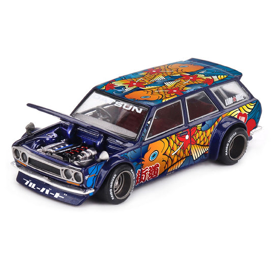 Datsun 510 WAGON KOI V1 1969 MINI GT 1:64