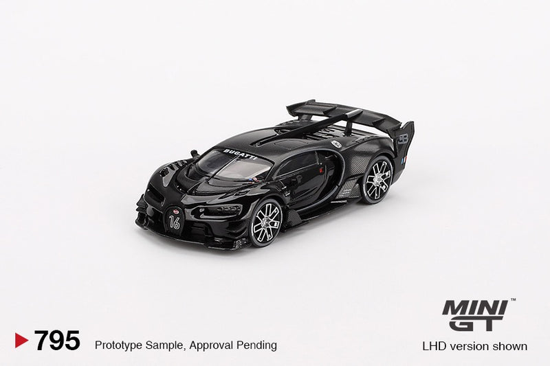 Load image into Gallery viewer, BUGATTI VISION GRAN TURISMO BLACK 2015 MINI GT 1:64
