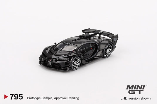 BUGATTI VISION GRAN TURISMO BLACK 2015 MINI GT 1:64