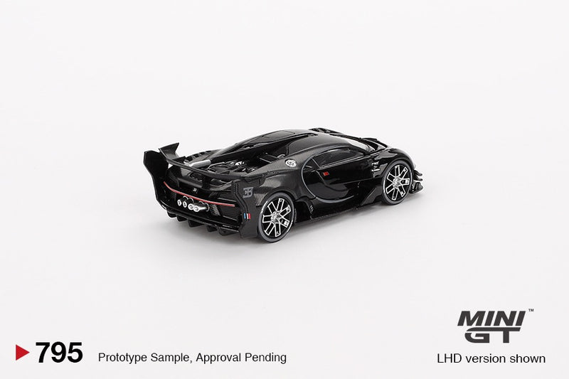 Load image into Gallery viewer, BUGATTI VISION GRAN TURISMO BLACK 2015 MINI GT 1:64
