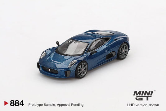 Jaguar C-X75 BLUE 2024 (LHD) MINI GT 1:64