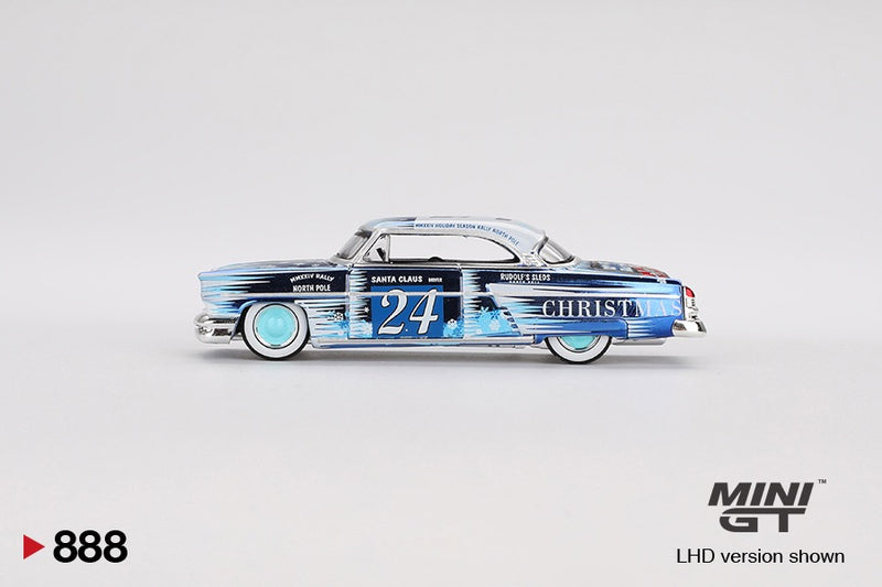 Load image into Gallery viewer, Lincoln CAPRI CHRISTMAS HOT ROD BY TIM SADCHIKOV EDITION LIMITED 2024 (LHD) MINI GT 1:64
