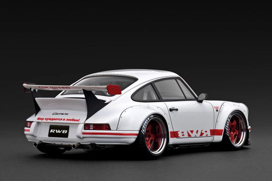 Porsche RWB Backdate White IGNITION MODEL 1:18