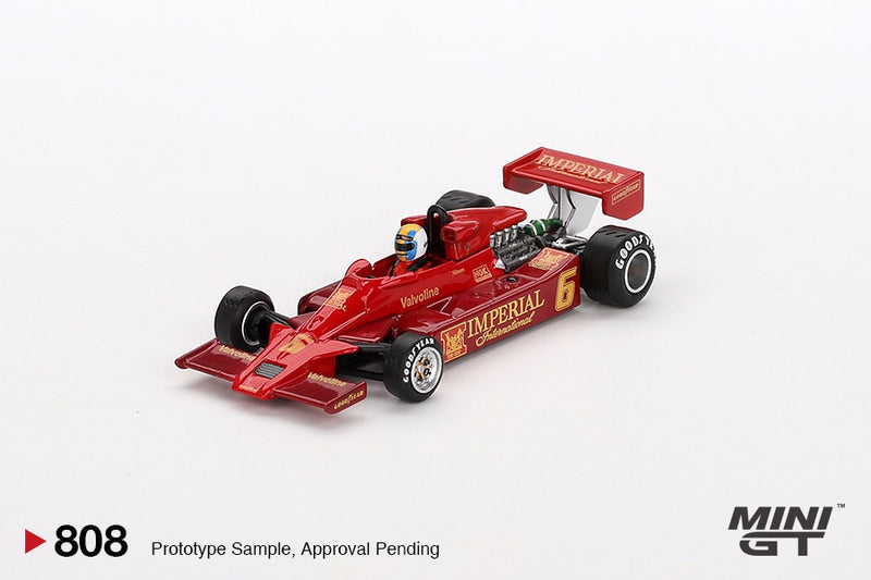 Laad de afbeelding in de Gallery-viewer, Lotus 78 #3 GUNNAR NILSSON JAPANSE GP 1977 (LHD) MINI GT 1:64
