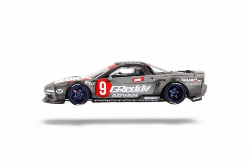 Laad de afbeelding in de Gallery-viewer, HONDA NSX TESTAUTO SPEC V1 KAIDO*HOUSE MINI GT 1:64
