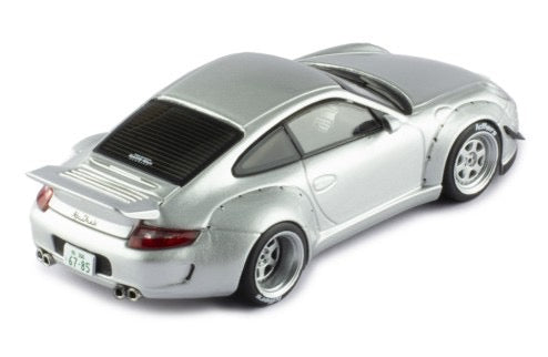 Load image into Gallery viewer, Porsche RWB 997 Silver IXO 1:43
