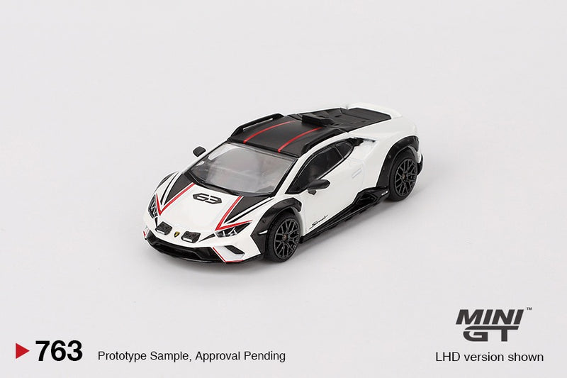 Load image into Gallery viewer, Lamborghini HURACÁN STERRATO BIANCO ASOPO 2023 (LHD) MINI GT 1:64
