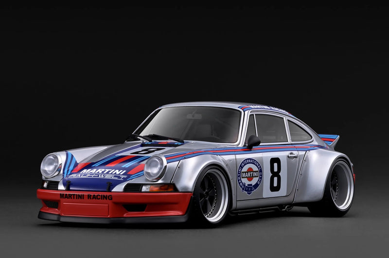 Load image into Gallery viewer, Porsche RWB BACKDATE MARTINI IGNITION MODEL 1:18
