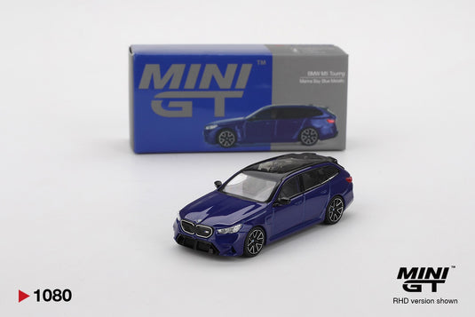 Bmw M5 (G99) TOURING MARINA BAY BLAUW 2024 MINI GT 1:64