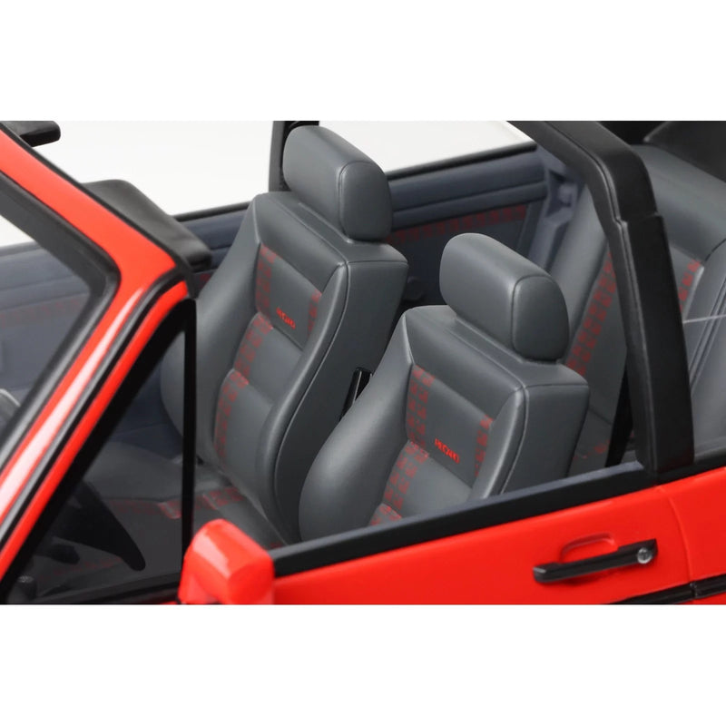 Load image into Gallery viewer, Volkswagen GOLF CONVERTIBLE SPORT LINE MK1 FLASH RED 1991 OTTOmobile 1:12
