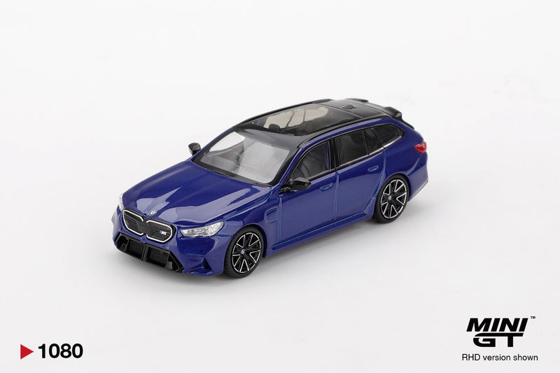 Load image into Gallery viewer, BMW M5 (G99) TOURING MARINA BAY BLUE METALLIC 2024 MINI GT 1:64

