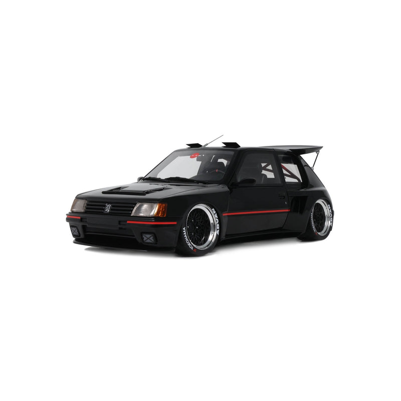 Load image into Gallery viewer, Peugeot 205 KHYZYL SALEEM BLACK 2018 OTTOmobile 1:18
