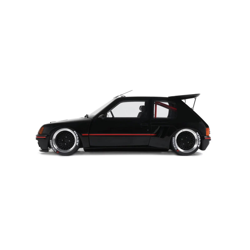 Load image into Gallery viewer, Peugeot 205 KHYZYL SALEEM BLACK 2018 OTTOmobile 1:18
