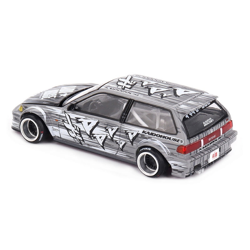 Chargez l'image dans la visionneuse de la galerie, Honda CIVIC (EF) KAIDO MANGA V1 1987 MINI GT 1:64
