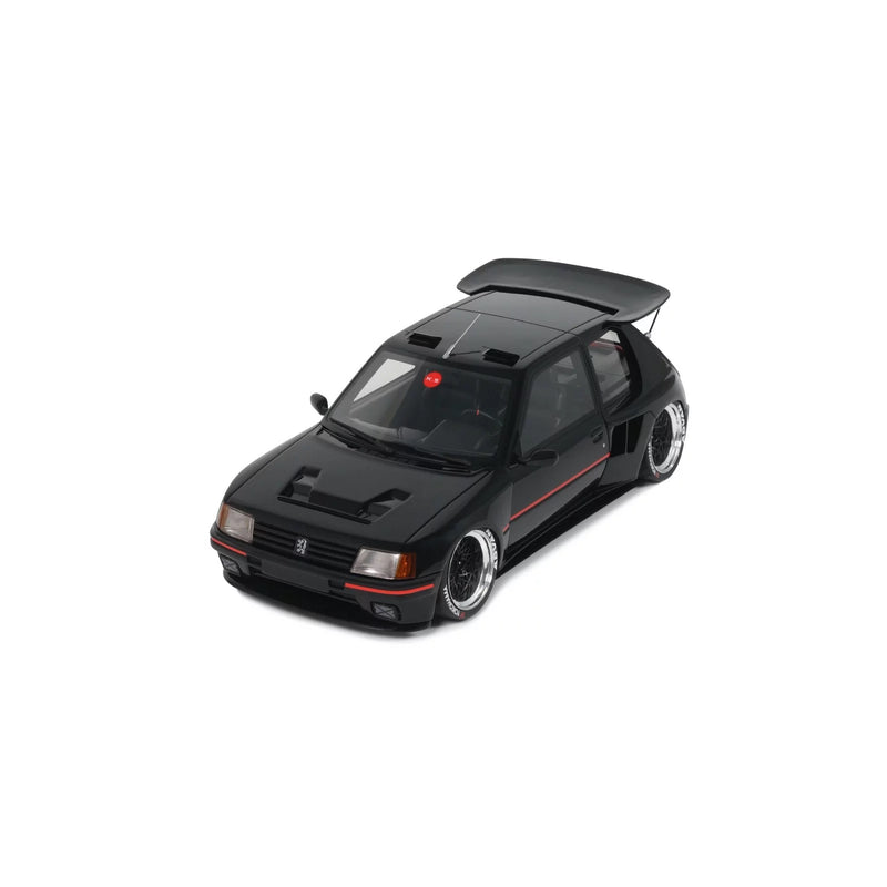 Load image into Gallery viewer, Peugeot 205 KHYZYL SALEEM BLACK 2018 OTTOmobile 1:18
