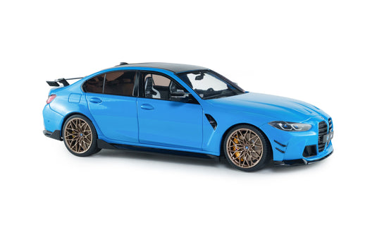 BMW M3 PERFORMANCE PARTS DAYTONA BEACH BLUE 2024 SOLIDO 1:18