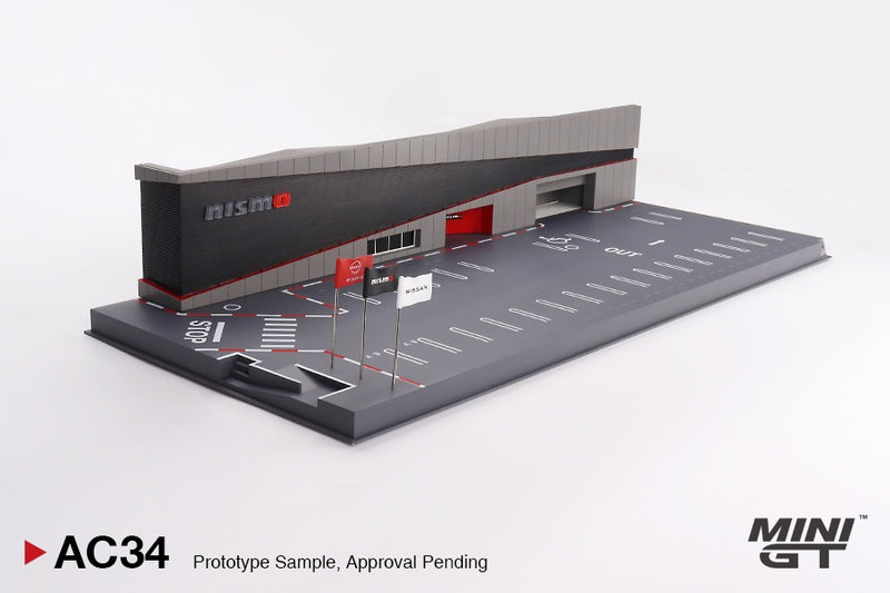 Load image into Gallery viewer, Nissan DIORAMA MOTORSPORT &amp; CUSTOMIZING NISMO OPERATION CENTER 2024 (Without the cars) MINI GT 1:64
