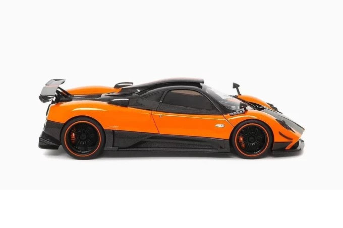 Load image into Gallery viewer, Pagani ZONDA Cinque Coupe ORANGE Arancio St. Tropez (LIMITED EDITION 1007/1008 pieces) ALMOST REAL 1:18
