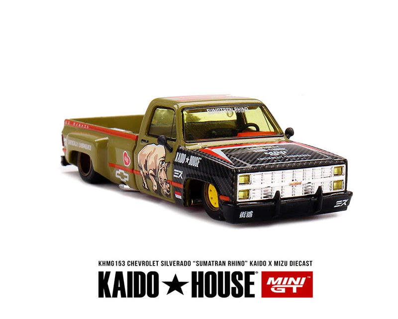 Load image into Gallery viewer, Chevrolet SILVERADO SUMATRAN RHINO 1980 MINI GT 1:64
