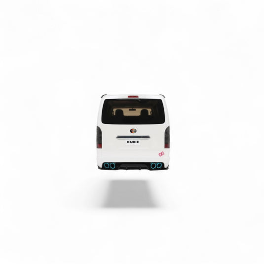 TOYOTA HIACE SUPER GL CUSTOM PEARL WHITE 2008 OTTOmobile 1:18