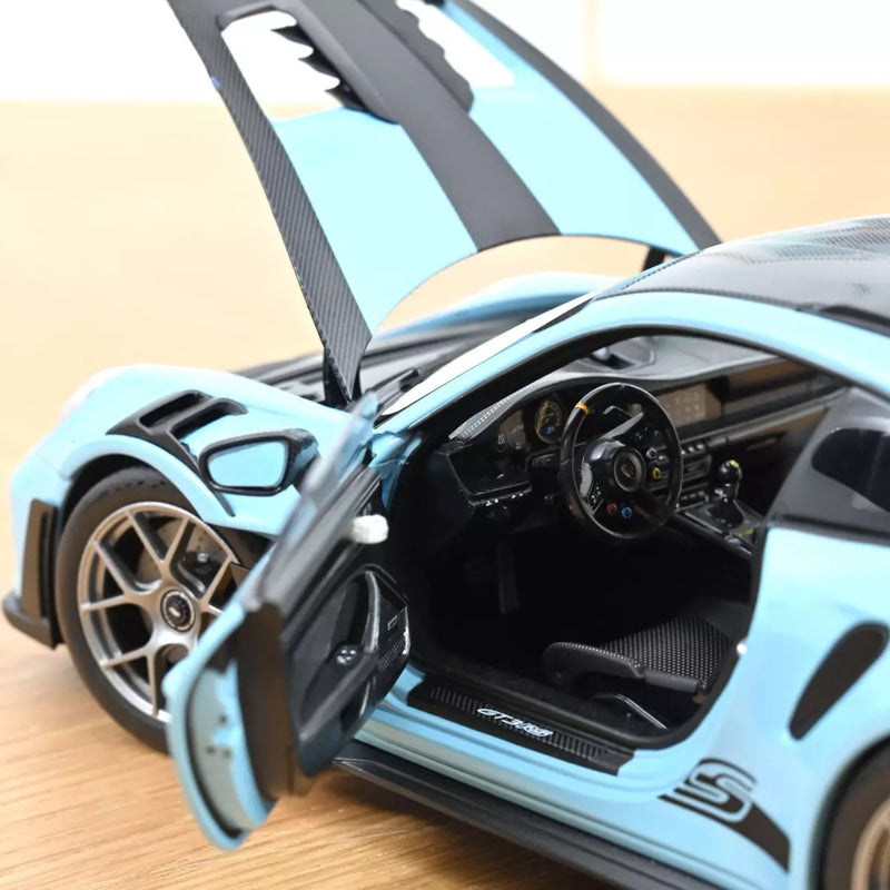 Load image into Gallery viewer, Porsche 911 GT3 RS w/Weissach Pack 2022 Blue NOREV 1:18
