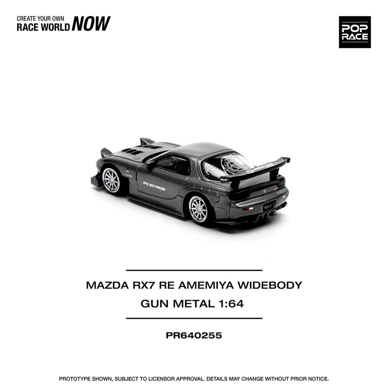 Load image into Gallery viewer, Mazda RX7 RE-AMEMIYA Gray POP RACE 1:64
