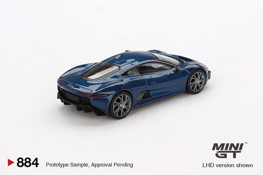 Jaguar C-X75 BLUE 2024 (LHD) MINI GT 1:64