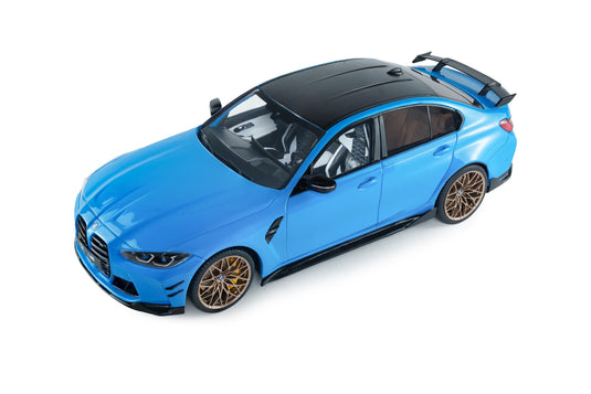 BMW M3 PERFORMANCE PARTS DAYTONA BEACH BLUE 2024 SOLIDO 1:18