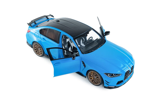 BMW M3 PERFORMANCE PARTS DAYTONA BEACH BLUE 2024 SOLIDO 1:18