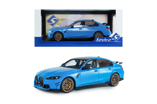 BMW M3 PERFORMANCE PARTS DAYTONA BEACH BLUE 2024 SOLIDO 1:18