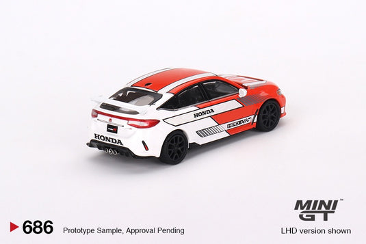 Honda Civic TYPE R 2023 Pace Car (LHD) MINI GT 1:64