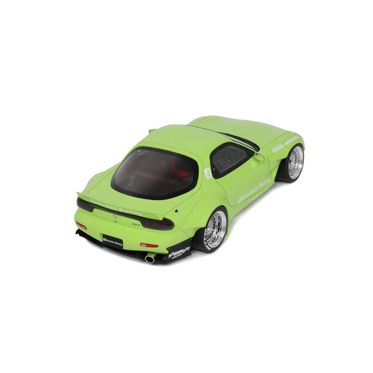 Mazda RX7 (FD3S) ROCKET BUNNY AERO (V1) PEARL GREEN 2015 OTTOmobile 1:18