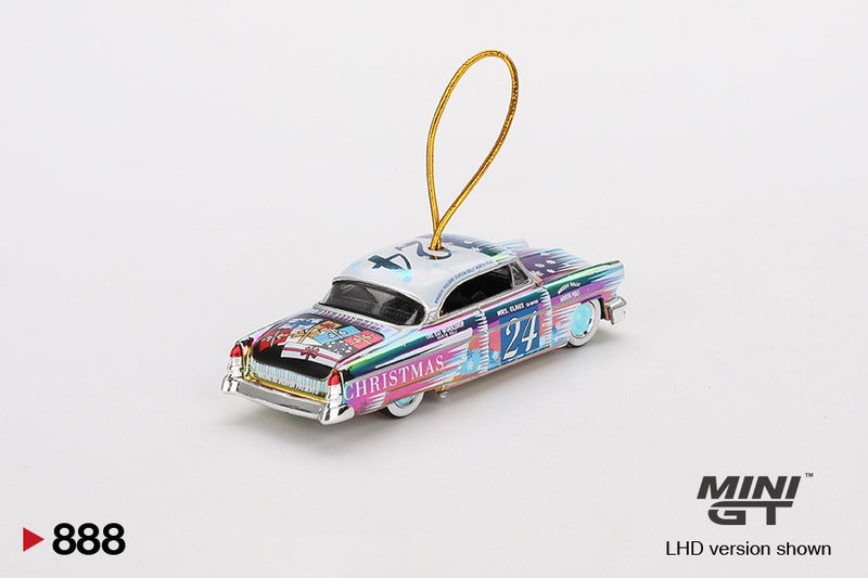 Load image into Gallery viewer, Lincoln CAPRI CHRISTMAS HOT ROD BY TIM SADCHIKOV EDITION LIMITED 2024 (LHD) MINI GT 1:64
