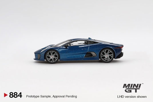 Jaguar C-X75 BLUE 2024 (LHD) MINI GT 1:64
