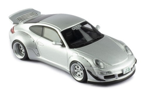 Load image into Gallery viewer, Porsche RWB 997 Silver IXO 1:43

