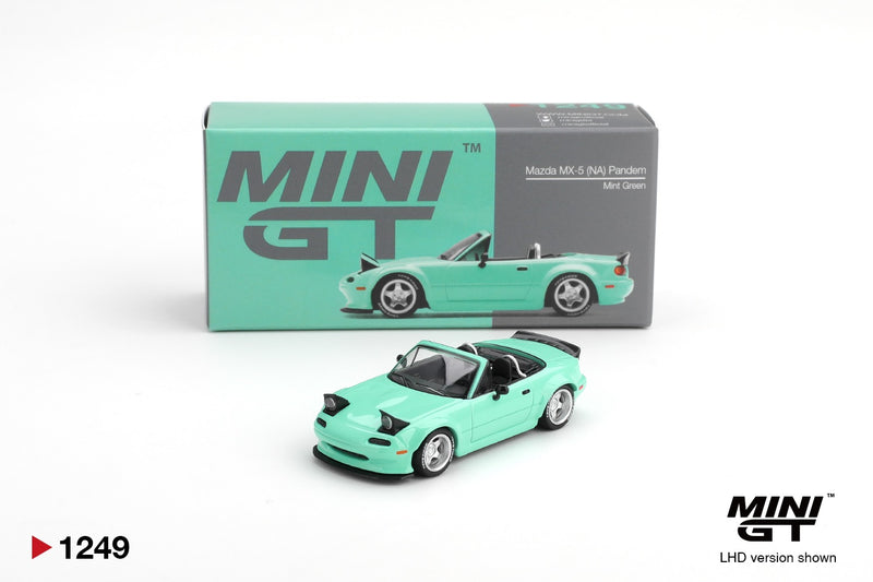 Load image into Gallery viewer, MAZDA MX5 (NA) PANDEM BODY KIT MINT GREEN 2026 MINI GT 1:64
