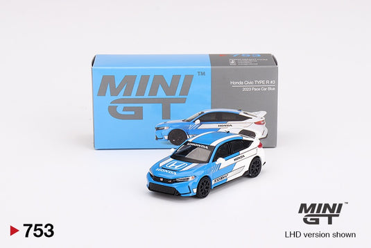 Honda CIVIC TYPE R #3 PACE CAR 2023 (LHD) MINI GT 1:64