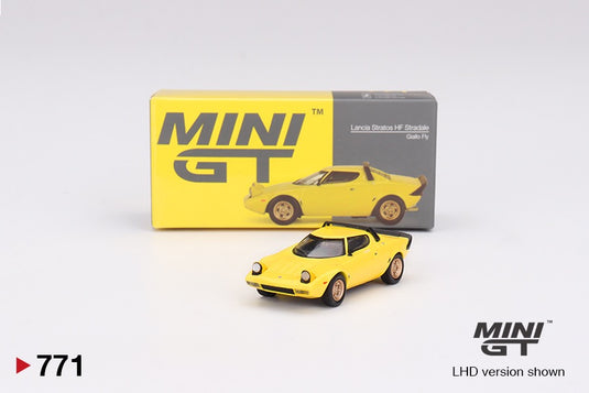 Lancia STRATOS HF STRADALE GIALLO FLY 1975 (LHD) MINI GT 1:64