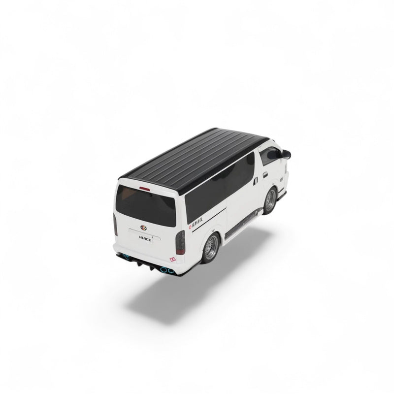 Load image into Gallery viewer, TOYOTA HIACE SUPER GL CUSTOM PEARL WHITE 2008 OTTOmobile 1:18

