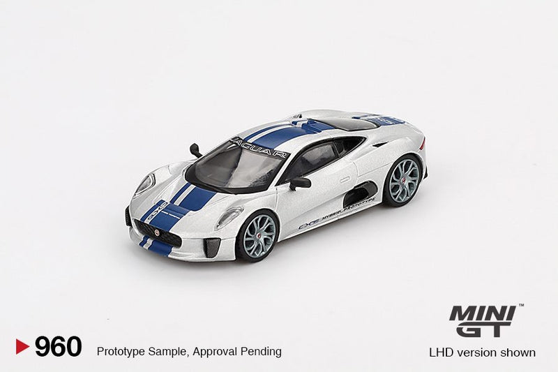 Load image into Gallery viewer, Jaguar C-X75 2010 Silver (LHD) MINI GT 1:64
