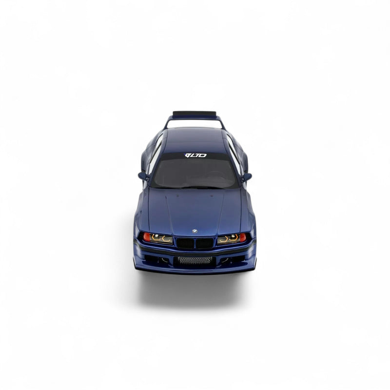 Chargez l'image dans la visionneuse de la galerie, BMW E36 LTO BERLINE TURBO KHYZYL SALEEM BLEU AVUS 2023 OTTOmobile 1:18
