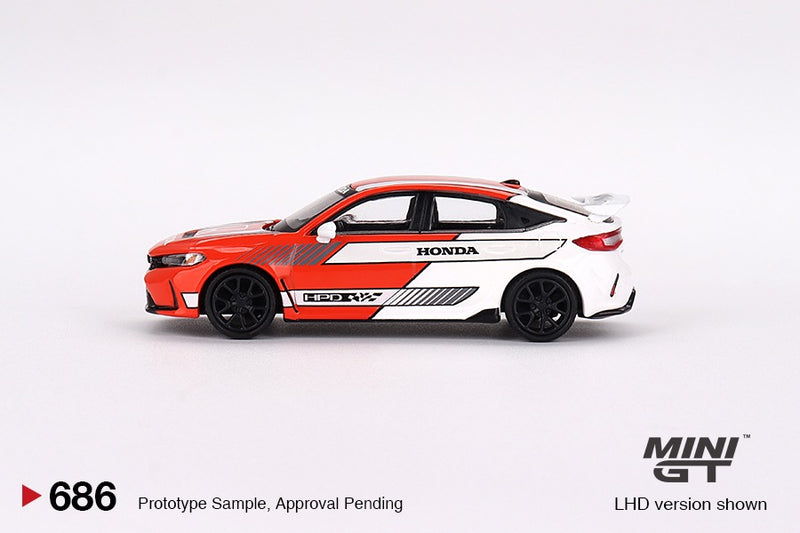 Load image into Gallery viewer, Honda Civic TYPE R 2023 Pace Car (LHD) MINI GT 1:64
