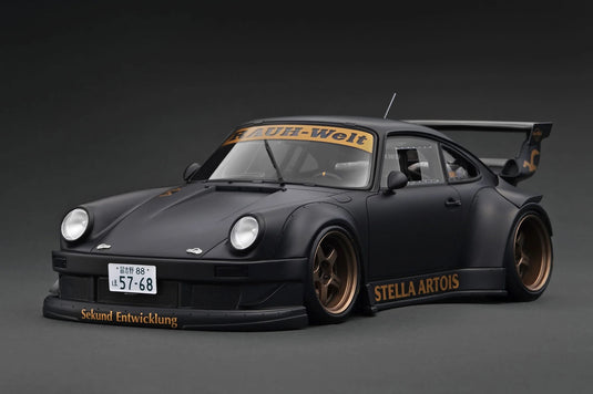 Porsche RWB 930 Black matt IGNITION MODEL 1:18